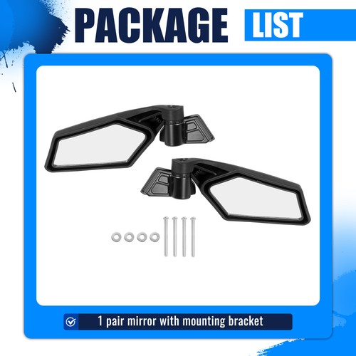 Racing Style Rear View Side Mirror for Can Am Maverick X3 Max R 2017-Up