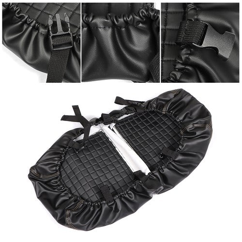 DURAFORCE Black Rear Seat Cover Kit Golf Carts For Club Car/E-Z-Go/Yamaha Universal Size