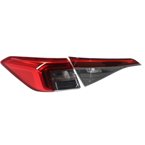 Rear Outer&Inner Left Side Tail Light Lamp For 2022-2024 Honda Civic Sedan Set