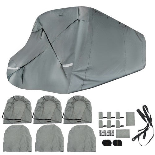 DURAFORCE Waterproof Anti-UV RV Cover 23'-26' FT For Class C Motorhome Trailer Camper
