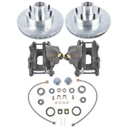 DURAFORCE For Chevrolet C10 GMC 2wd Truck Front Disc Brake Conversion Kit 6 Lug Wheels