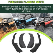DURAFORCE Wide Fender Flare Kit Fit Kawasaki Teryx KRX 1000 & Special Edition Models 20-25