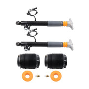 DURAFORCE 4Pcs Rear Shock Struts & Air Suspension Spring Bags For Hyundai Equus 11-2016