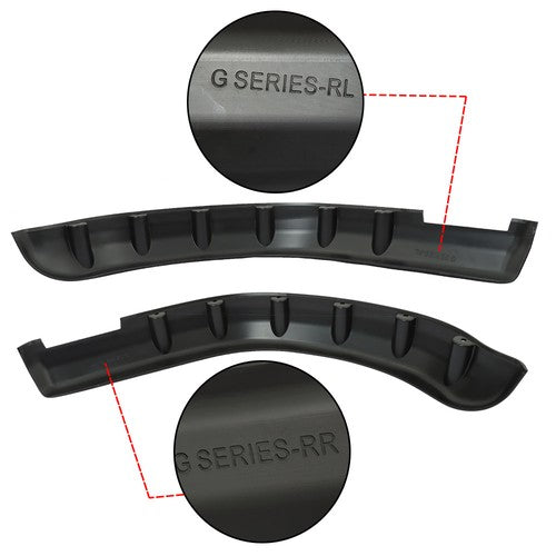 DURAFORCE Golf Cart Fender Flares With Hardware For Yamaha G14 G16 G19 G20 G22 Models