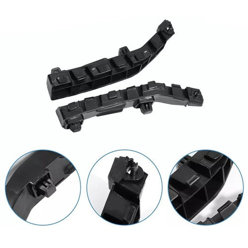 DURAFORCE 4PCS Headlight Bumper Retainer Brackets Set for Honda Accord Sedan 2008-2012