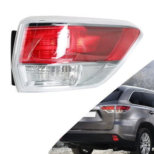 DURAFORCE Passenger RH Side Outer Tail Light Lamp Assembly For 2014-2016 Toyota Highlander