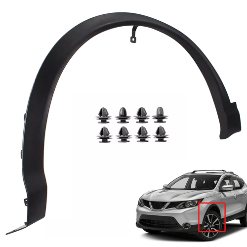 DURAFORCE Front Left Fender Flare Molding Trim for Nissan Rogue SPORT 2017-2022 17-22
