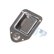 DURAFORCE 4-3/8" x 3-1/4" 2 Stainless Door Lock For RV Trailer Toolbox Handle Latch Key
