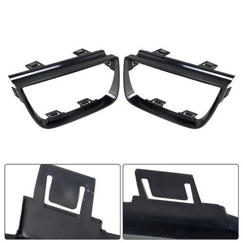 DURAFORCE Black Set Of 4 Fit For Chevy Camaro Series 2010 - 2013 Tail Light Bezel Covers