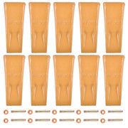 DURAFORCE 10 Sets 1U3202 Digging Bucket Teeth with Pins 8E6208 & Retainers 8E6209 for J200