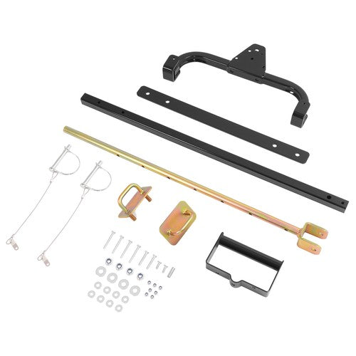 Pow Trailer Hitch for Sleds Powder Coated Steel for Snowmobiles ATVs