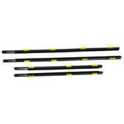 DURAFORCE Window Weatherstrip 4PC Sweep Molded Trim Outer Black for Honda CR V 2005 EX