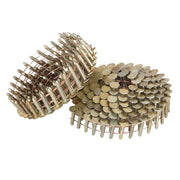 DURAFORCE 7/8" × 0.12" × 3/8" 15 Degree Galvanized Coil Roofing Nails 7200 Pack