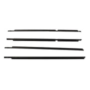 DURAFORCE For Toyota 4Runner 2003-2009 Car Window Outside Pressure Strip Black Compatible