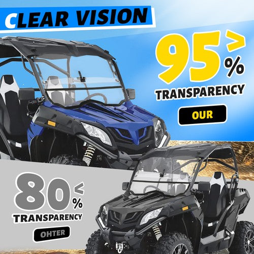 Front Flip Windshield Scratch Resistant for CFMOTO ZForce 800 500 1000 Model