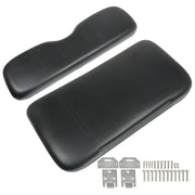DURAFORCE For EZGO Medalist TXT Golf Cart 1994-2013 Black Front Seat Cushion with Hardware
