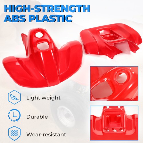ABS Plastic Front and Rear Fenders for Honda TRX90 1993 2005 Red Set