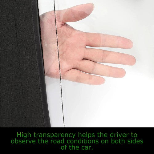 DURAFORCE Left &Right Soft Doors Cab Enclosures For Honda Pioneer 500 2015-2024 Black