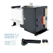 DURAFORCE 1PC ATS 160A 4 Poles 110V 220V Grid to AC Generator Automatic Transfer Switch