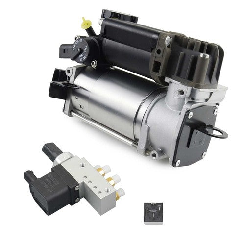 DURAFORCE Air Suspension Compressor Pump + Relay + Valve Block For Mercedes-Benz E320 E500