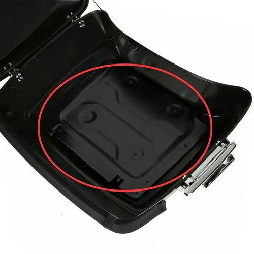 DURAFORCE King Luggage Trunk Backrest Mount Rack Trunk For Harley Davidson Touring 2014-24