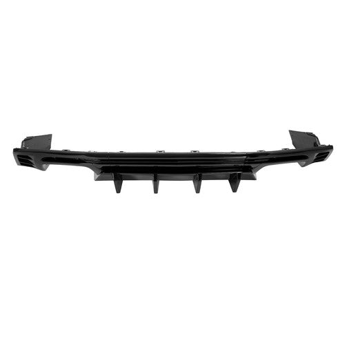 Rear Bumper Diffuser Lip Spoiler Glossy Black For 2016-24 Chevy Chevrolet Camaro