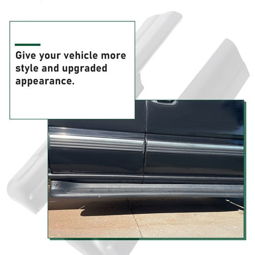 DURAFORCE For 14068 Rocker Panels Covers For 99-06 Chevy Silverado GMC Sierra Extended Cab