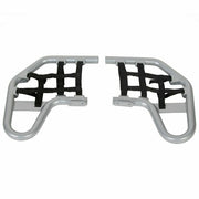 DURAFORCE Pair of Nerf Bars Silver bar Black nets Aluminum For Honda TRX 250EX 250X 01-24