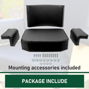 DURAFORCE Seat w/Arm Rest+Backrest For JOHN DEERE CRAWLER DOZER 420 430 440 1010 2010