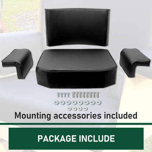 DURAFORCE Seat w/Arm Rest+Backrest For JOHN DEERE CRAWLER DOZER 420 430 440 1010 2010