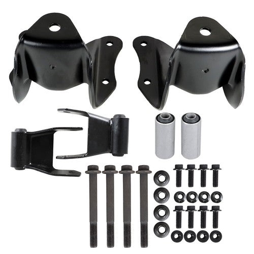 DURAFORCE For Ford Bronco Sport 80-97 Rear Leaf Spring Rear Hanger Bracket & Shackle Kit
