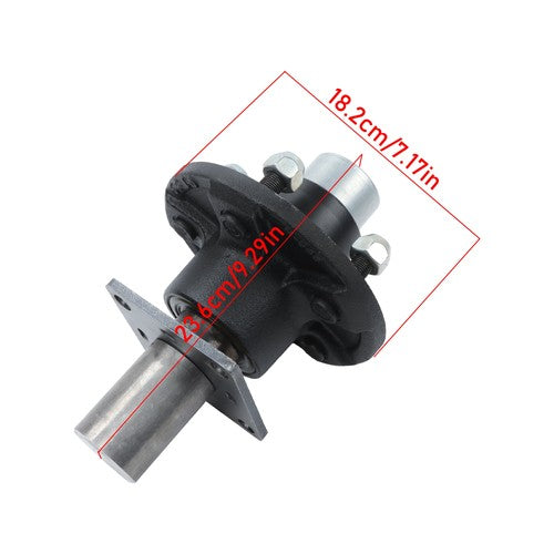 DURAFORCE (2)- Pre-assembled- 5-lug - 4.5" Hub Kit & Flange #84 Spindle With Bearing Kit