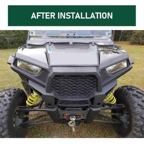 DURAFORCE For 2014-2020 Polaris RZR S 900 XP 1000 Front Bumper Fascia Routered Assembly