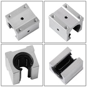 DURAFORCE 4 Pcs SBR20UU and 2Pcs SBR20-2200mm Carriage Bearing Blocks Linear Bearings