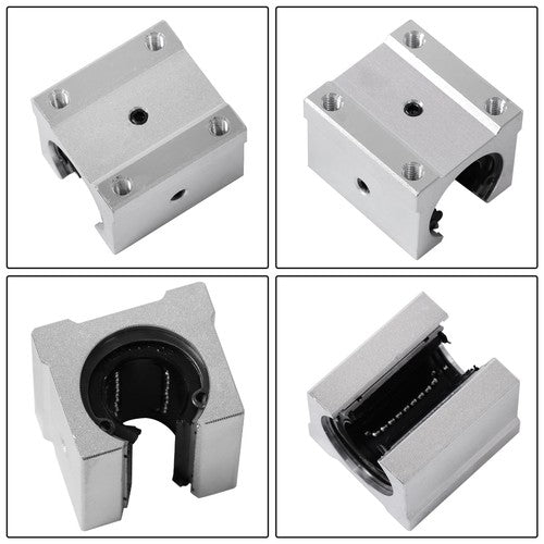 DURAFORCE 4 Pcs SBR20UU and 2Pcs SBR20-2200mm Carriage Bearing Blocks Linear Bearings