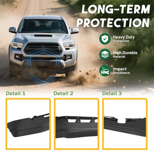 Front Valance Lower Spoiler Air Dam For Toyota Tacoma 2016-2023 Part 5385104070
