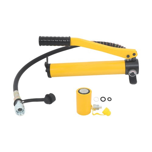 DURAFORCE 10T Mini Hydraulic Cylinder Jack Porta Power Ram 2" Stroke For Machinery