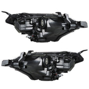 DURAFORCE Halogen Front Headlight Lamps Chrome For Toyota Corolla 2014-16 Left+Right Side