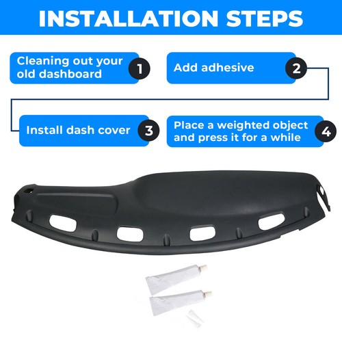 Dash Bezel Dashboard Cover Overlay for 1998-2002 Dodge Ram 1500 2500 3500 Pickup