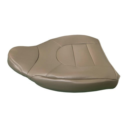 Driver Side Lean Back Leather Cover Tan Front 1999 2000 for Ford F350 Lariat