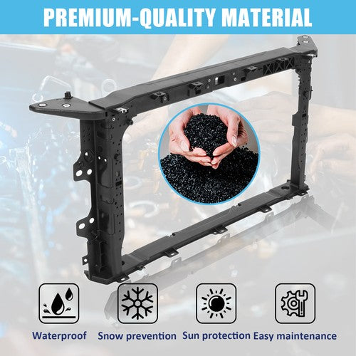Black Front Radiator Support Core Frame For Hyundai Elantra 2019-2020 64101F3500