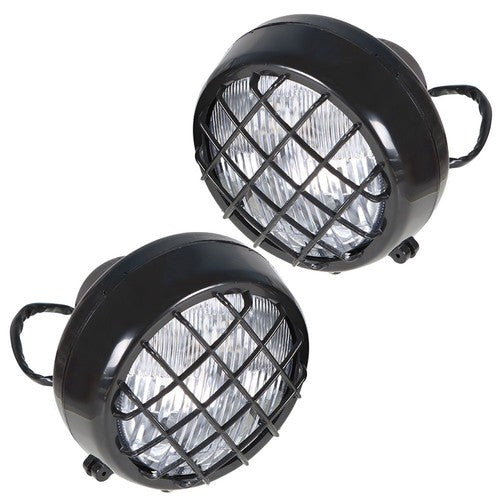DURAFORCE 2× Headlights lens bulbs lights grills For Yamaha Banshee 1987-2006 Warrior 350