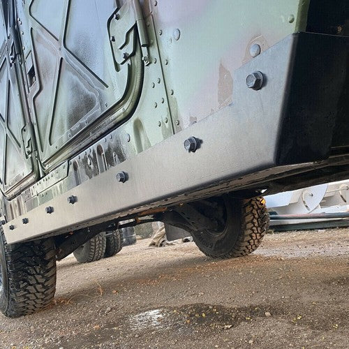 Pair of Rock Sliders Rock Panel Steel for All Variants Hmmwv M998 M1038 M998A1
