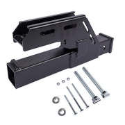 DURAFORCE Tractor Clamp on Trailer Hitch 2" Receiver Replace for most Tractor Bucket Black