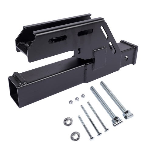 DURAFORCE Tractor Clamp on Trailer Hitch 2" Receiver Replace for most Tractor Bucket Black