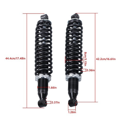 DURAFORCE Front Shocks 5UG-F3350-00-00 ATV 2pcs 2004-2013 For Yamaha Rhino 450 660 700