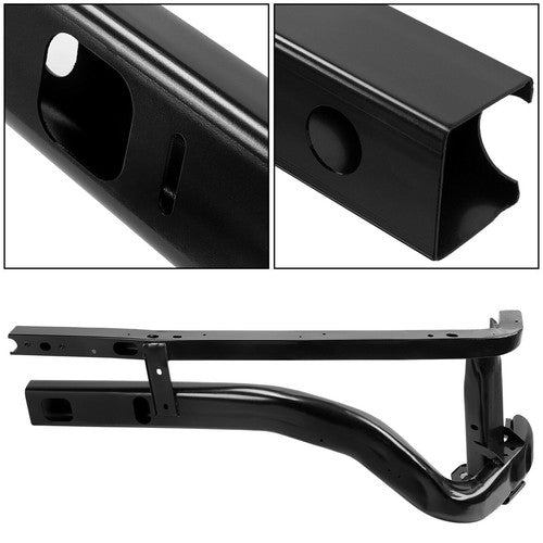 2 Pieces Black Radiator Support Driver Passenger Side for Ram 1500 2500 2011 2018