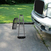 DURAFORCE 500LBS Hitch-Mount Motorcycle Carrier Hitch Mount Dirt Bike Hauler Rack For SUV