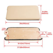 DURAFORCE Beige Front Seat Bottom Cushion For Club Car Precedent Golf Cart 2004-Up