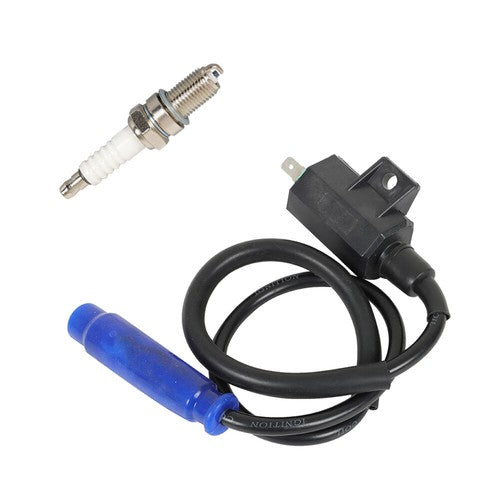 DURAFORCE Ignition Coil Pack spark plug + CAP For 2005-2013 Kawasaki Brute Force 650 New